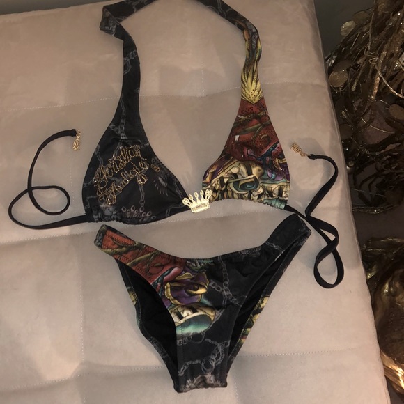 Ed Hardy Other - Vintage Ed Hardy Bikini- Y2K